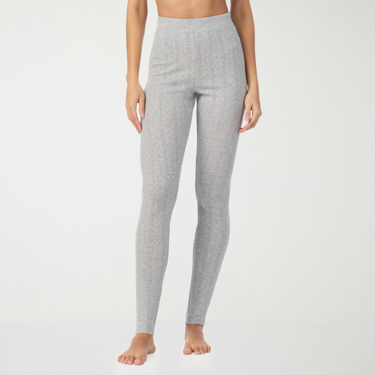 Cuddl Duds Cotton Pointelle Thermal Legging