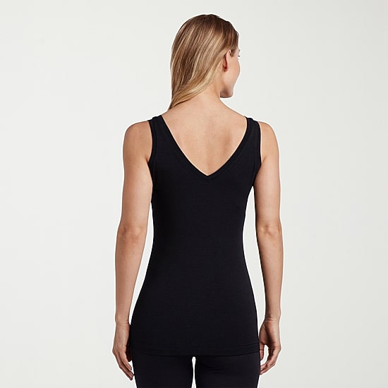 Cuddl Duds Softwear With Stretch Womens Scoop Neck Sleeveless Tank