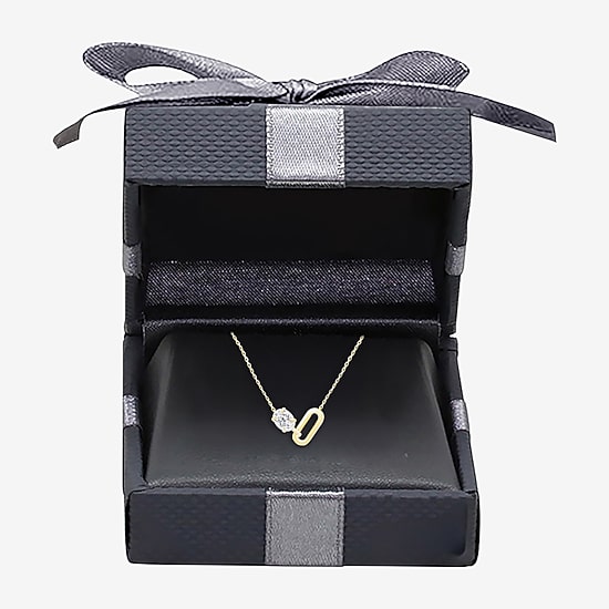 (I/Si2) Womens 1/2 CT. T.W. Lab Grown White Diamond 14K Gold Over Silver Oval 18 Inch Pendant Necklace
