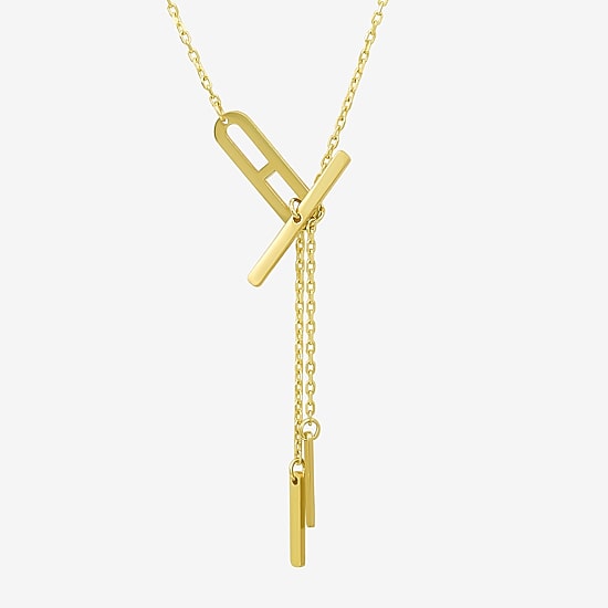 Gold Addiction Womens 10K Gold 18 Inch Link Chain Necklace