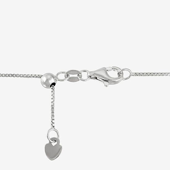 Womens Sterling Silver 22 Inch Box Chain Necklace