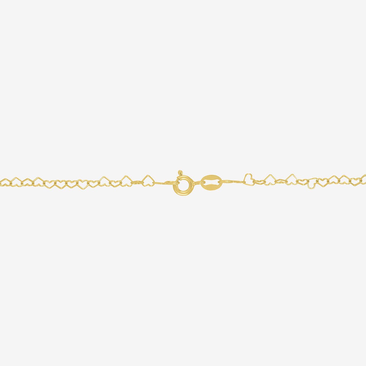 Made in Italy Womens 18K Gold Over Silver 20 Inch Link Chain Necklace