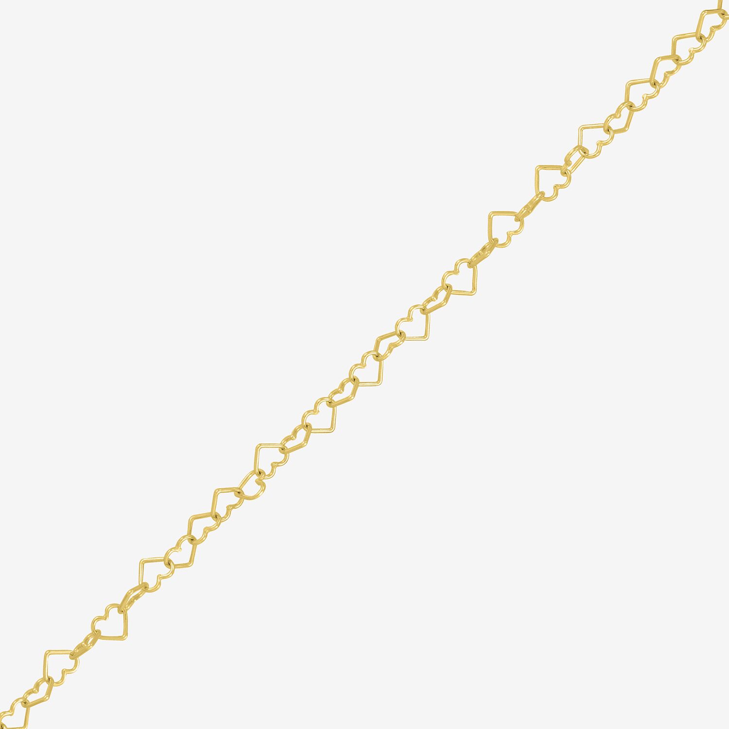 Made in Italy Womens 18K Gold Over Silver 20 Inch Link Chain Necklace
