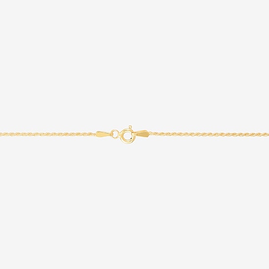 Made in Italy Unisex Adult 24K Gold Over Silver 22 Inch Rope Chain Necklace