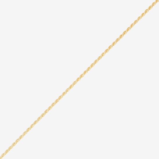 Made in Italy Unisex Adult 24K Gold Over Silver 20 Inch Rope Chain Necklace
