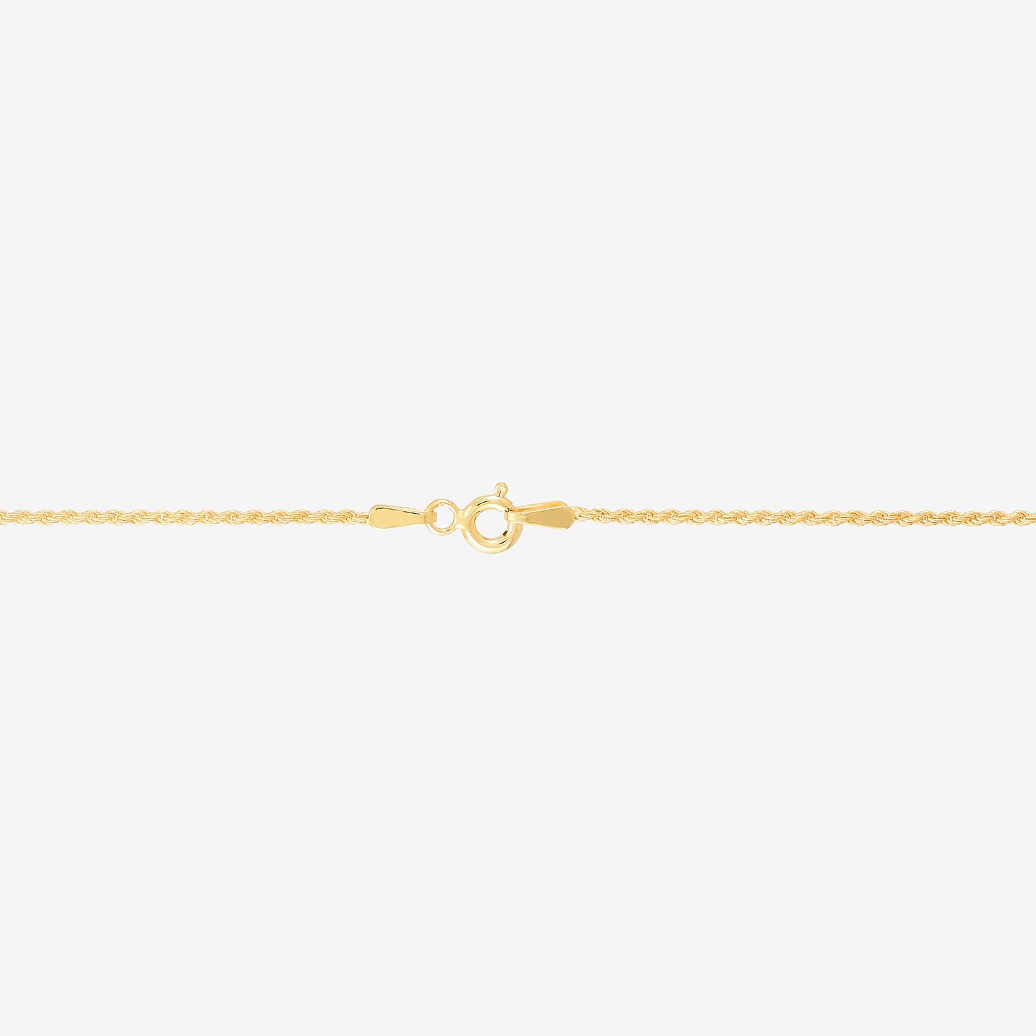 Made in Italy Unisex Adult 24K Gold Over Silver 18 Inch Rope Chain Necklace