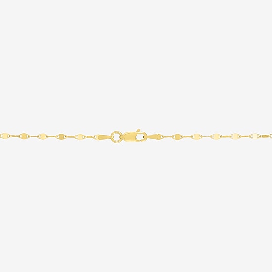 Made in Italy Womens 18K Gold Over Silver 20 Inch Chain Necklace
