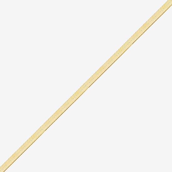 Made in Italy Womens 18K Gold Over Silver 20 Inch Herringbone Chain Necklace