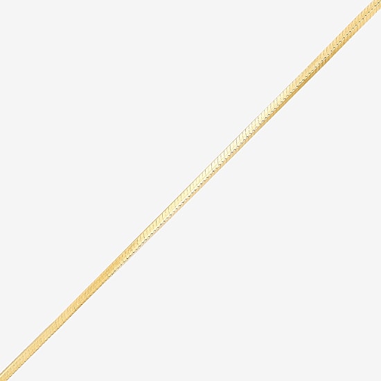 Made in Italy Womens 24K Gold Over Silver 22 Inch Snake Chain Necklace