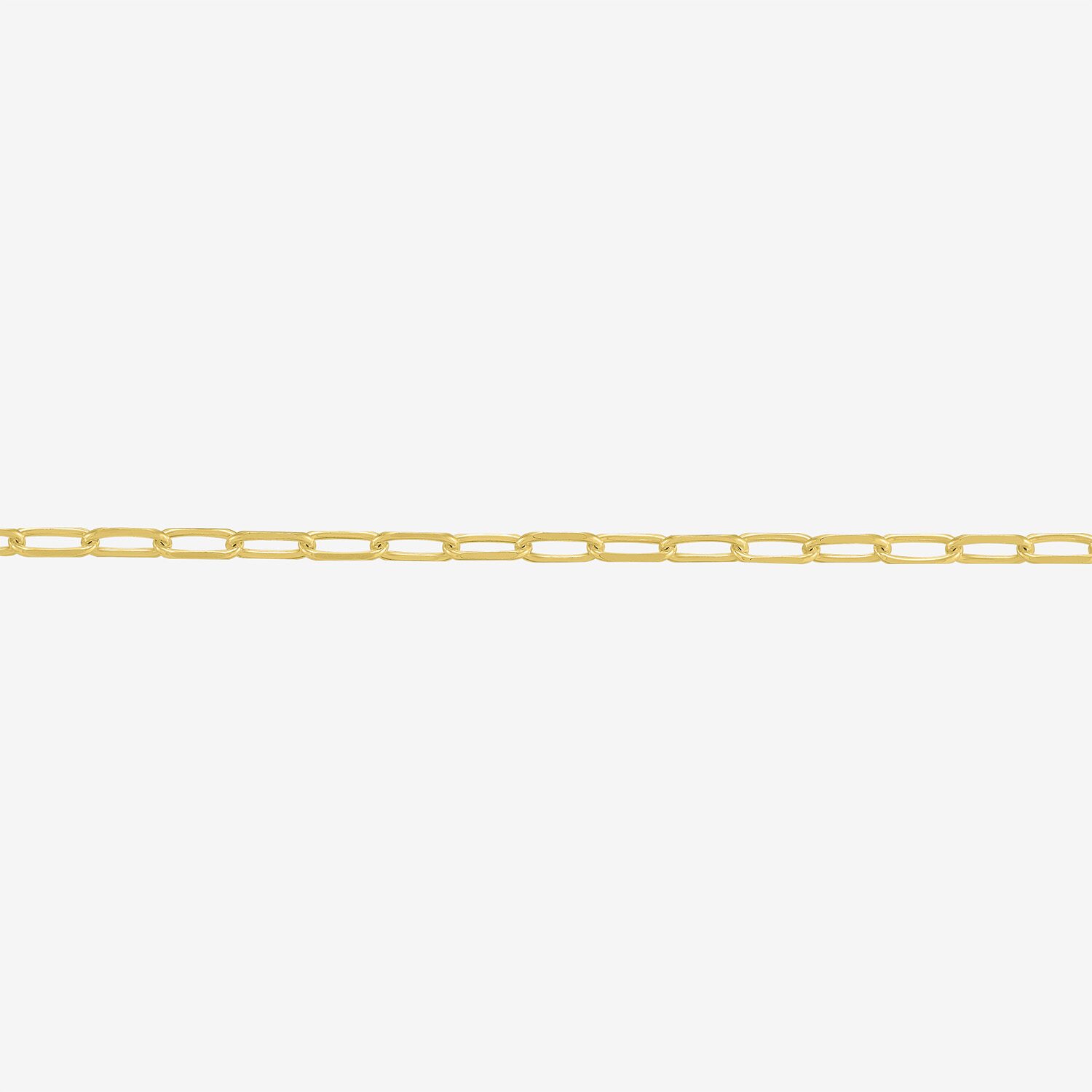 Made in Italy Womens 14K Gold Over Silver 20 Inch Paperclip Chain Necklace