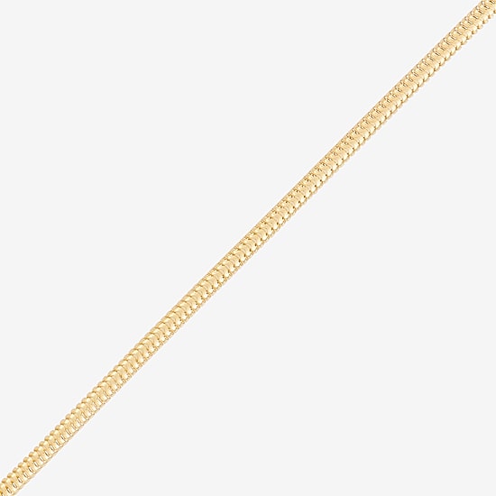 Made in Italy Unisex Adult 24K Gold Over Silver 20 Inch Snake Chain Necklace