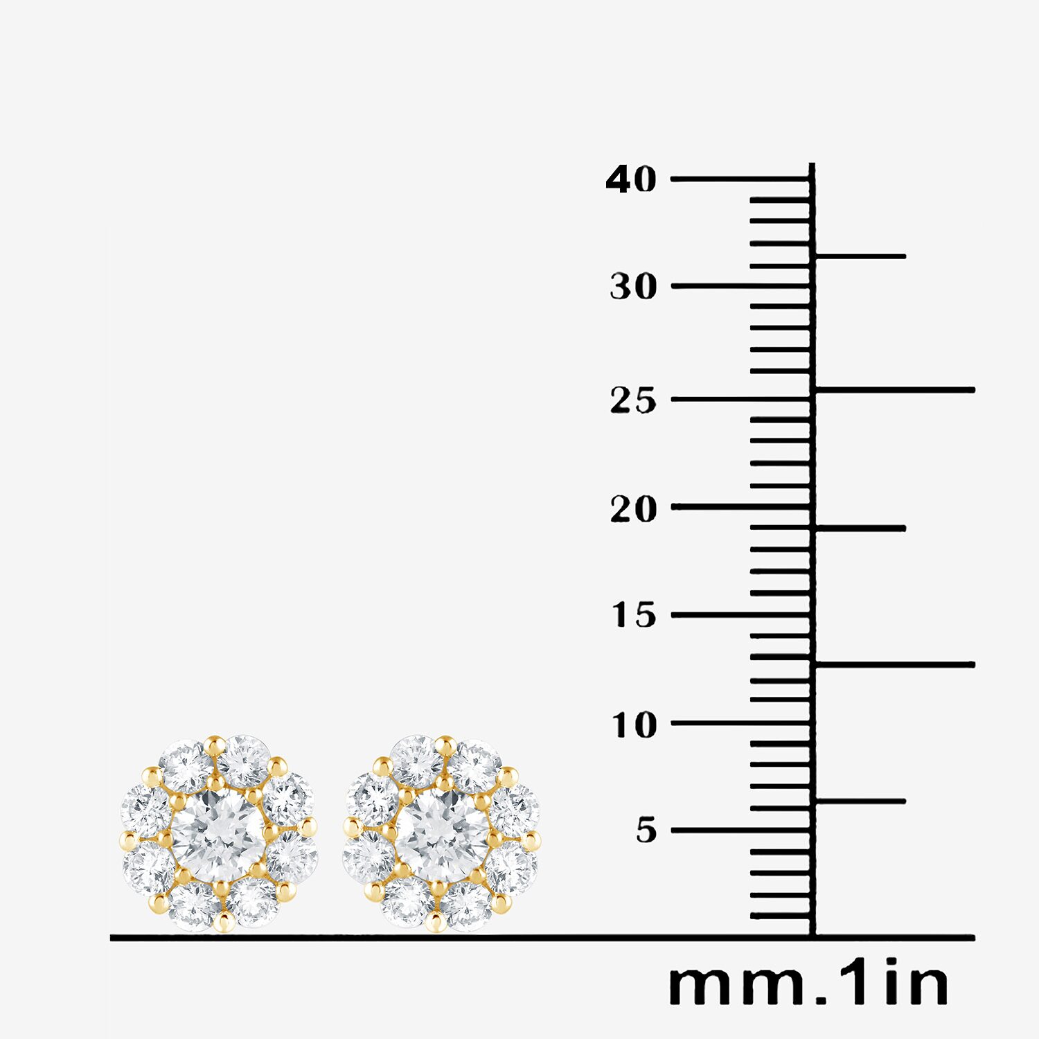 (G / Si1-Si2) Womens 2 CT. T.W. Lab Grown White Diamond Sterling Silver 2-pc. Jewelry Set