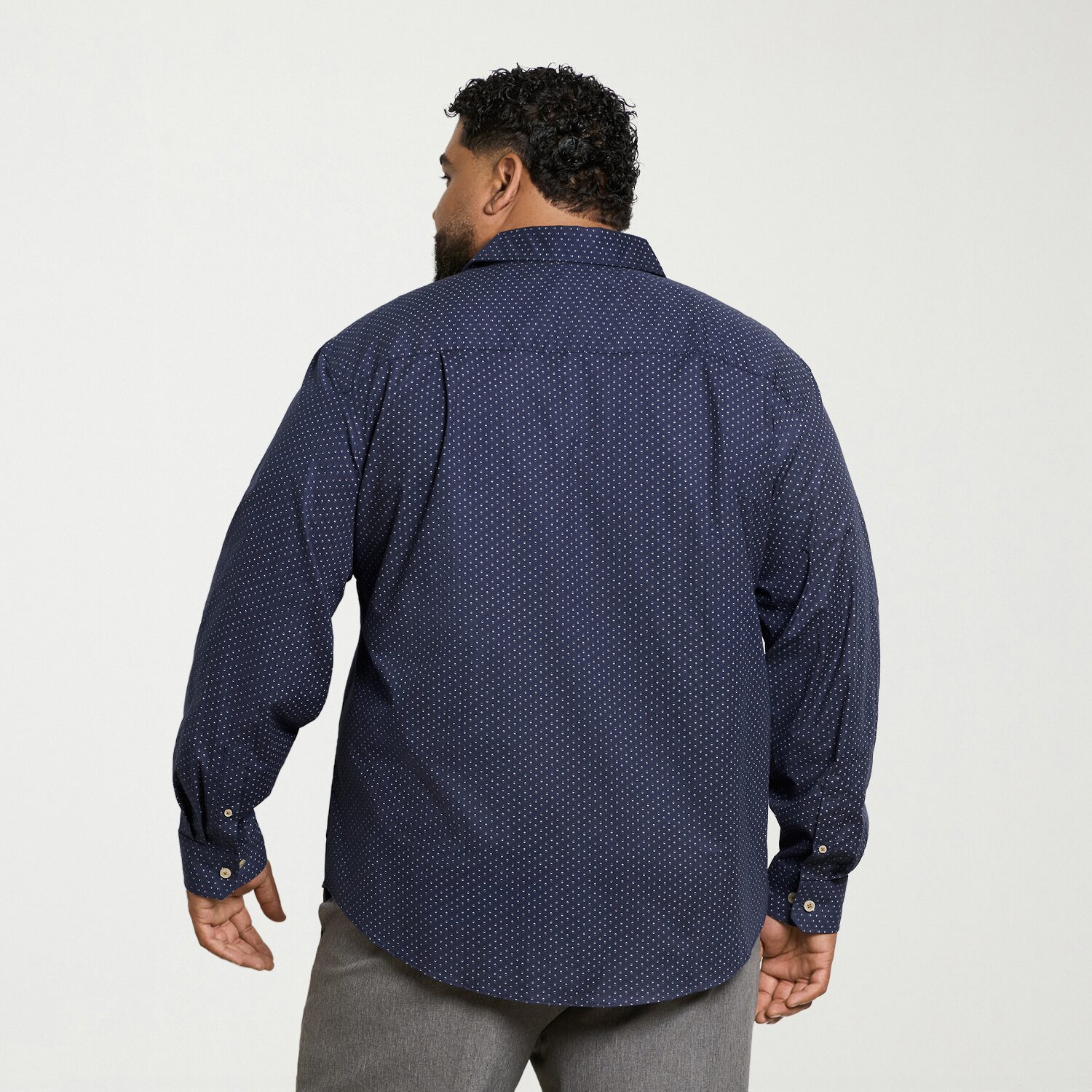 Van Heusen Originals Mens Long Sleeve Regular Fit Big and Tall Button-Down Shirt