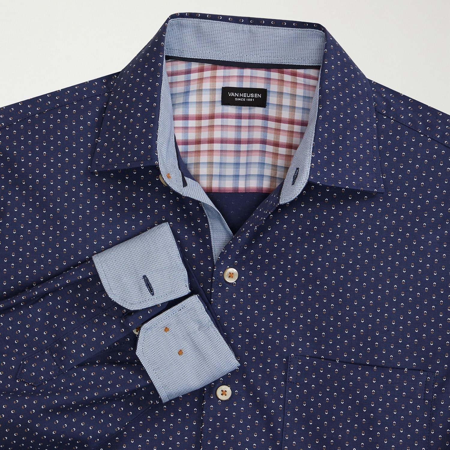 Van Heusen Originals Mens Long Sleeve Regular Fit Big and Tall Button-Down Shirt