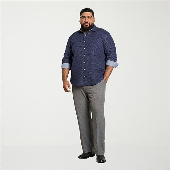 Van Heusen Originals Mens Long Sleeve Regular Fit Big and Tall Button-Down Shirt