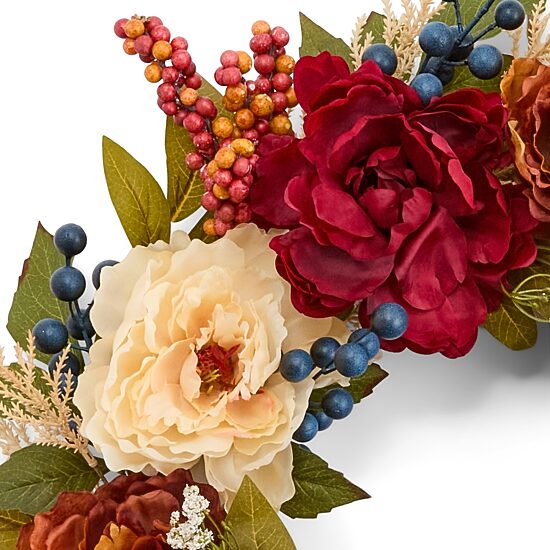 Layerings Peony Juniper Berry Wreath