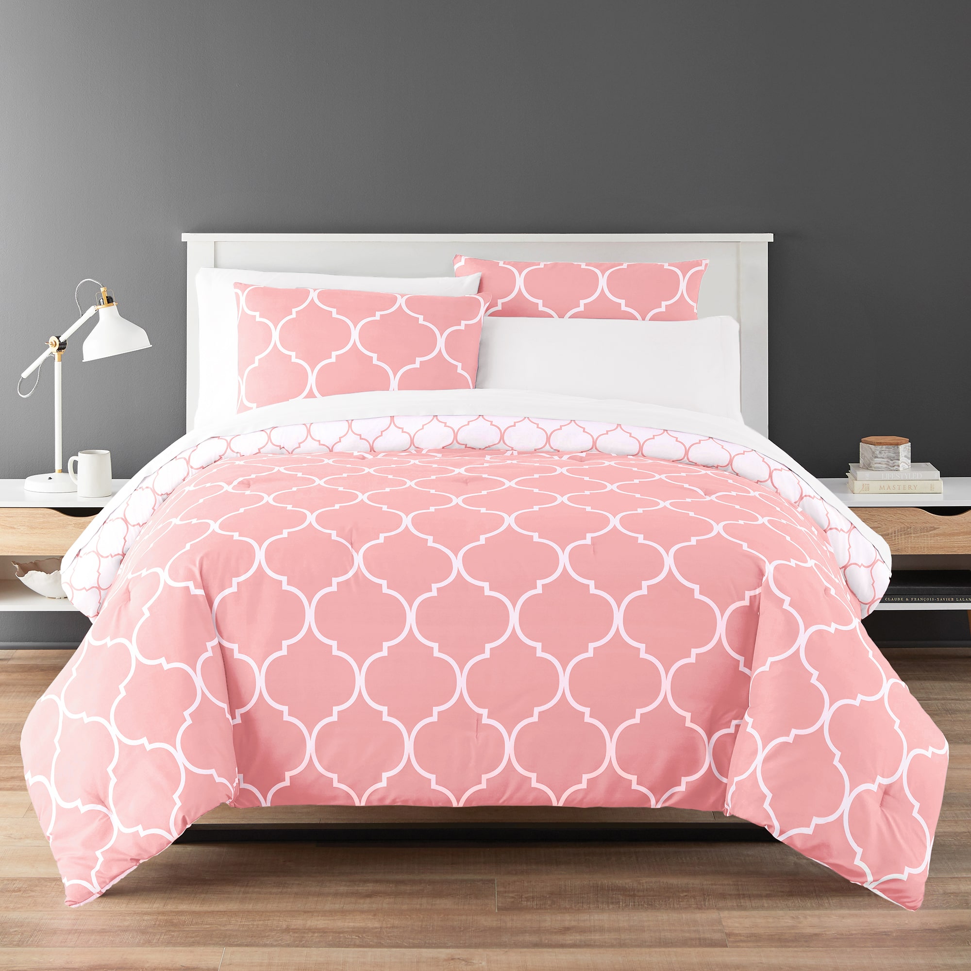 Home Expressions Nora Ogee Complete Bedding Set with Sheets