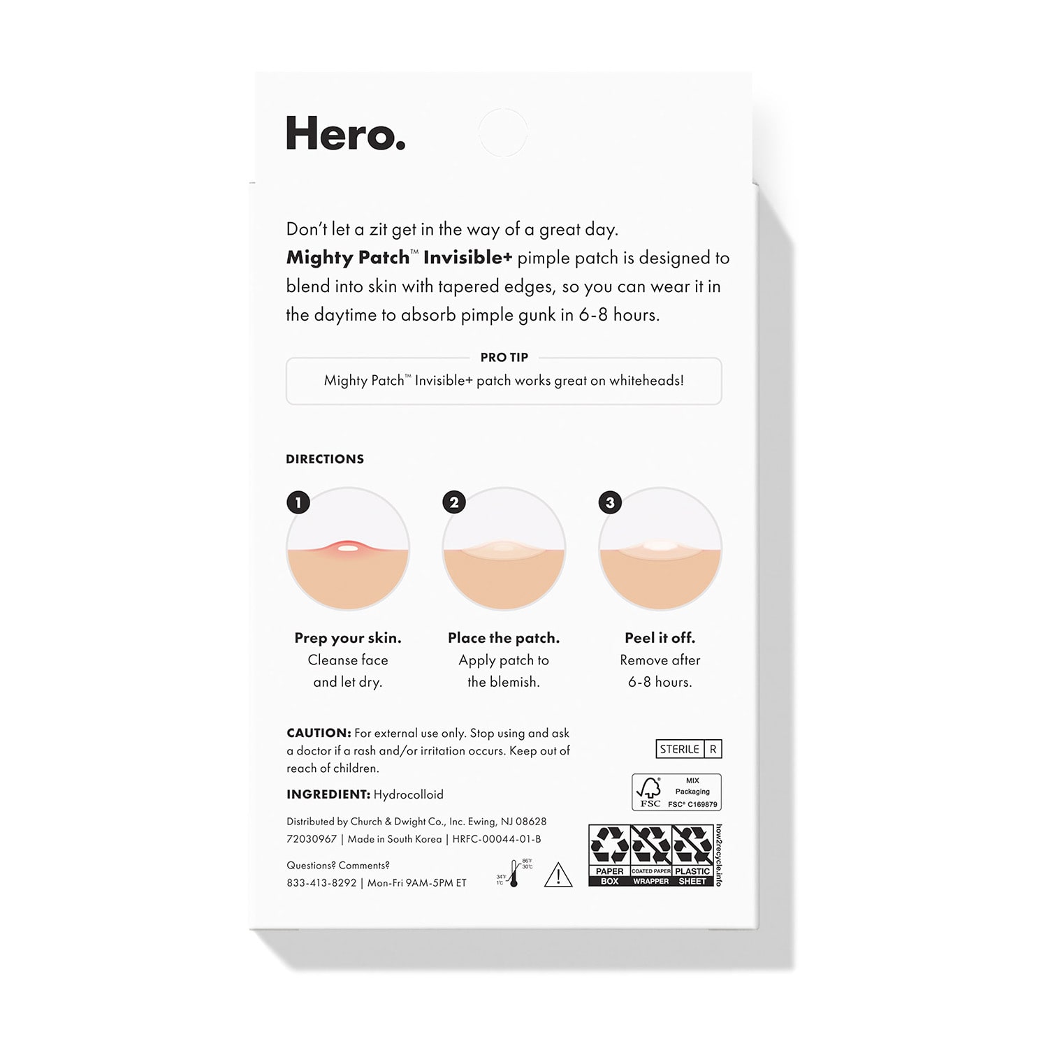 Hero Cosmetics Mighty Patch Invisible 39 Count