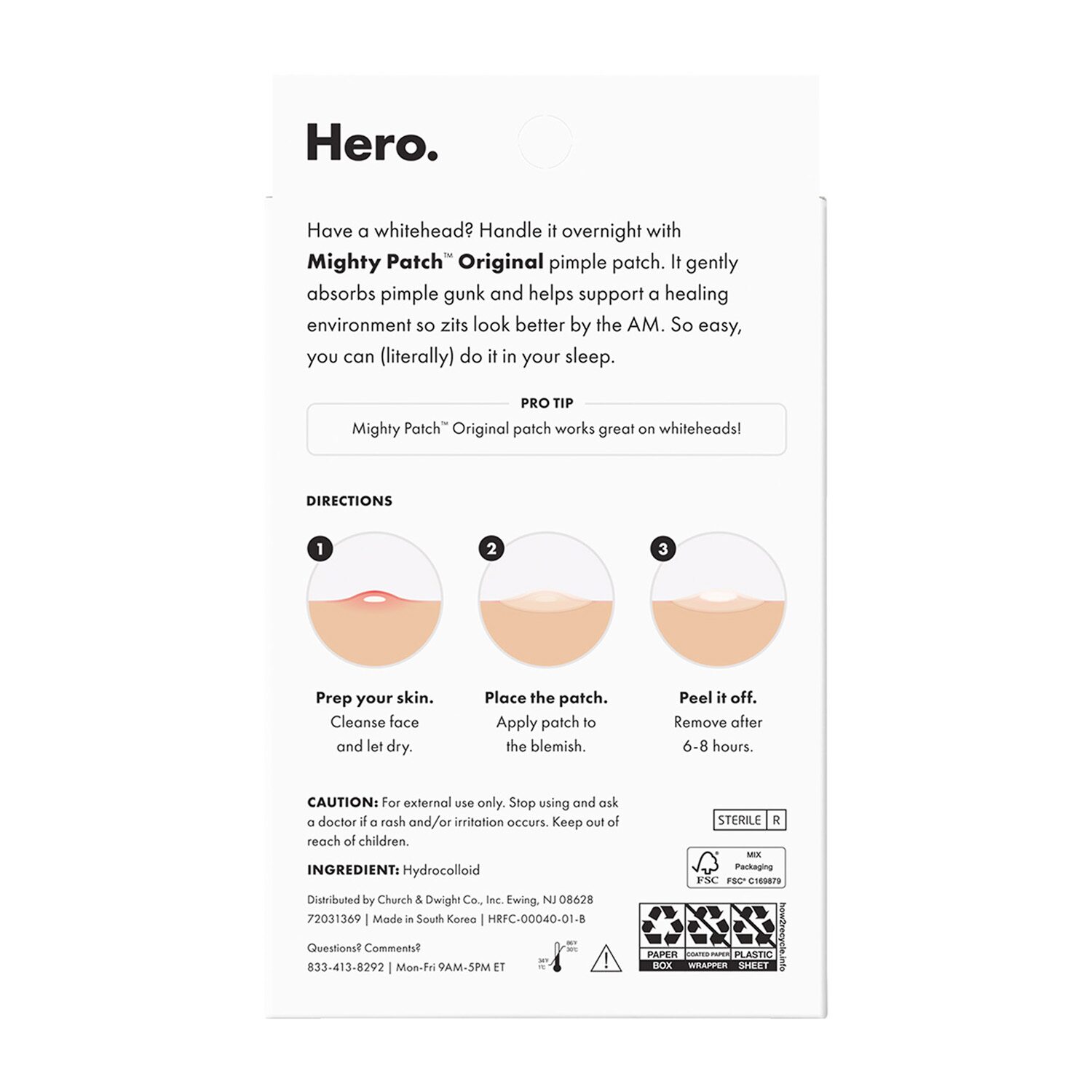 Hero Cosmetics Mighty Patch Original 36 Count