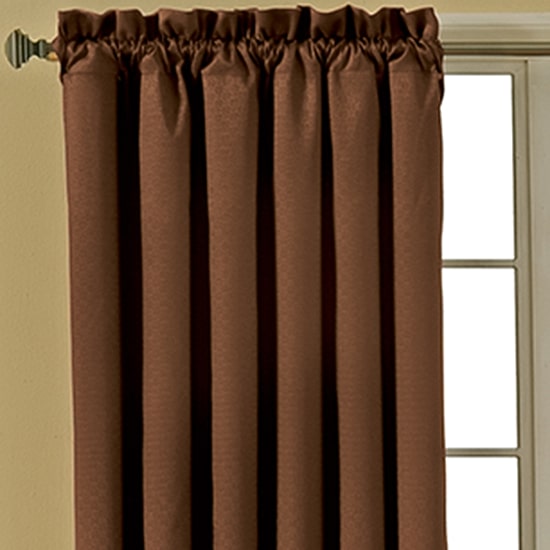 Eclipse Canova Rod Pocket Energy Saving Light-Filtering Single Curtain Panel