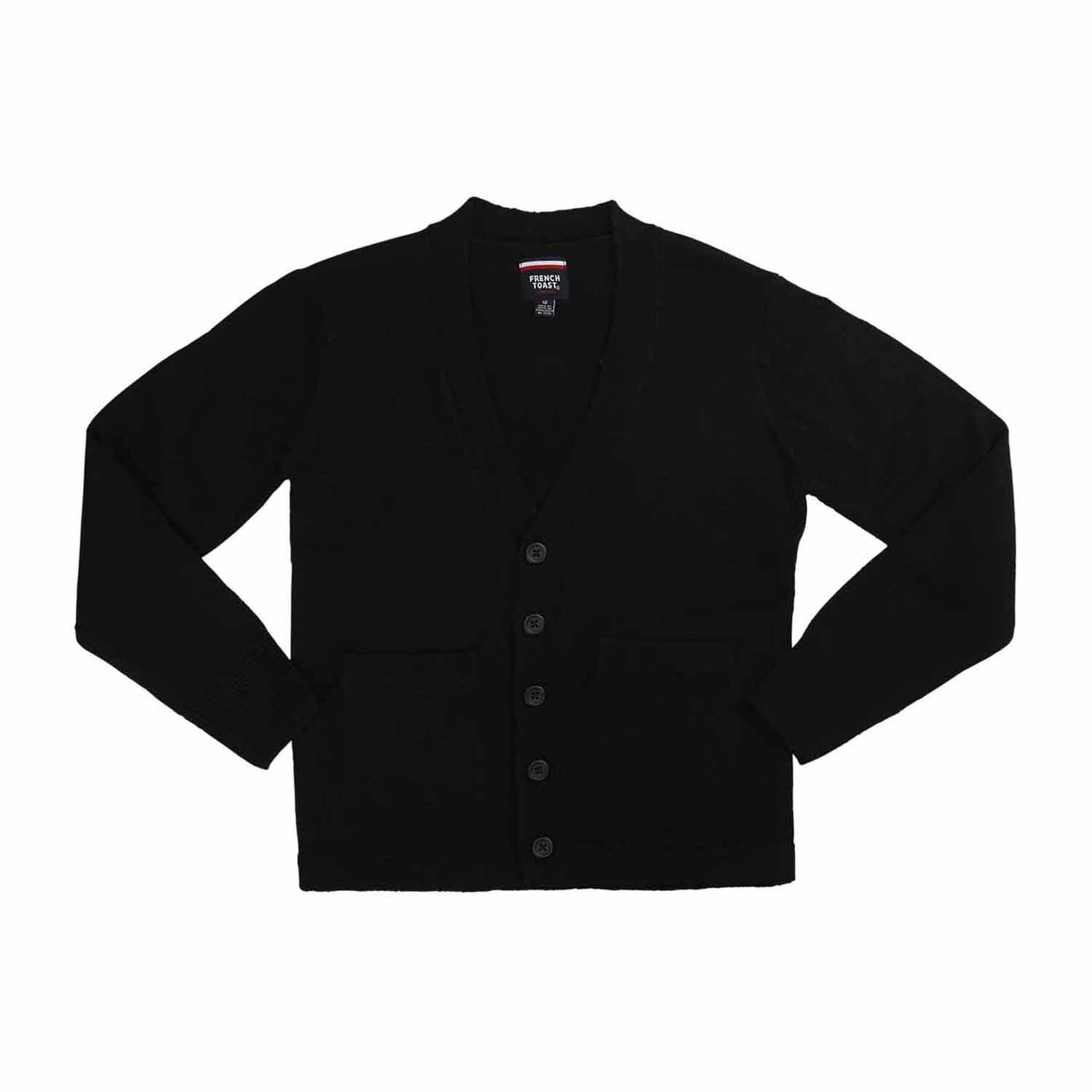 French Toast Toddler Boys V Neck Long Sleeve Button Cardigan