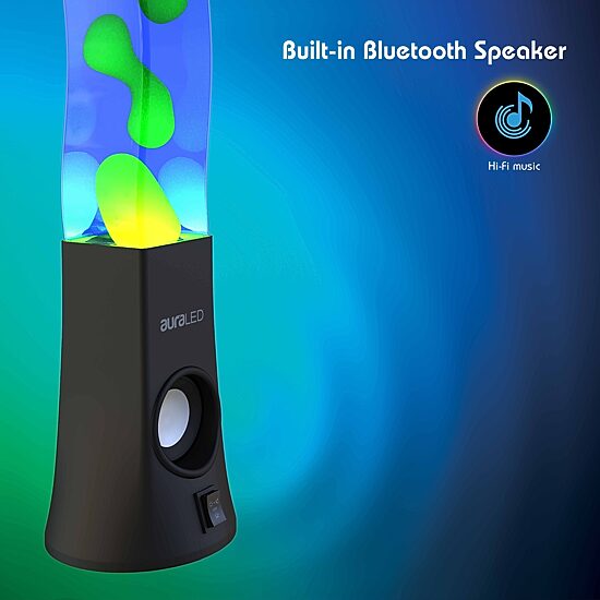 Aura LED Lava Lamp Speaker