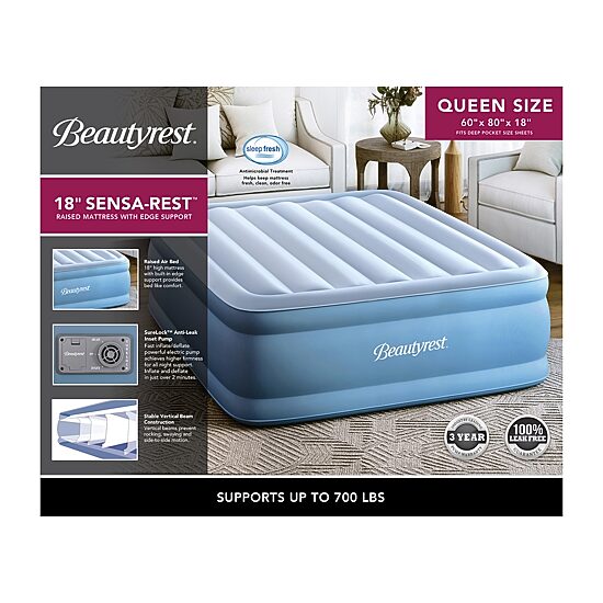 Beautyrest Sensa Rest Queen Air Mattress