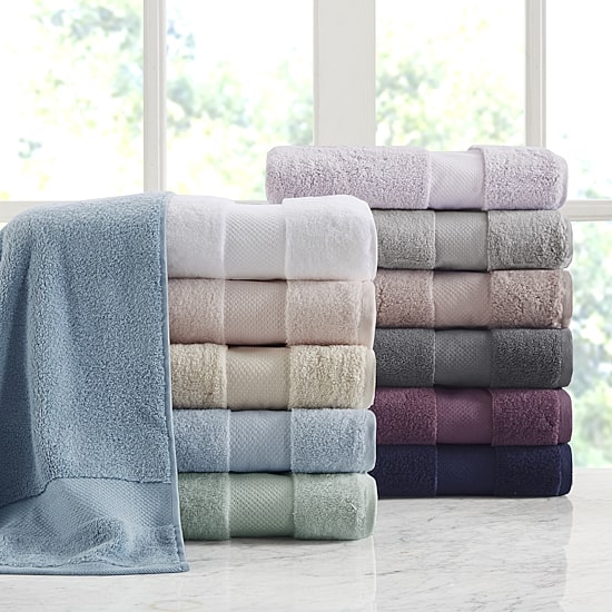 Madison Park Signature Turkish Oversized Cotton Solid 6-pc. Solid Bath Towel Set