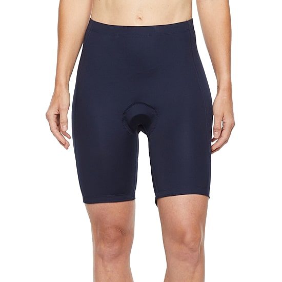 Xersion Padded Cycling Womens 7 1/2" High Rise Quick Dry Bike Short