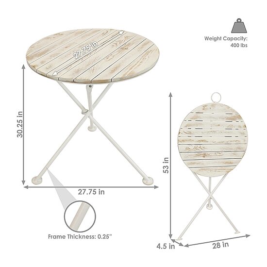 Contemporary Bistro Table