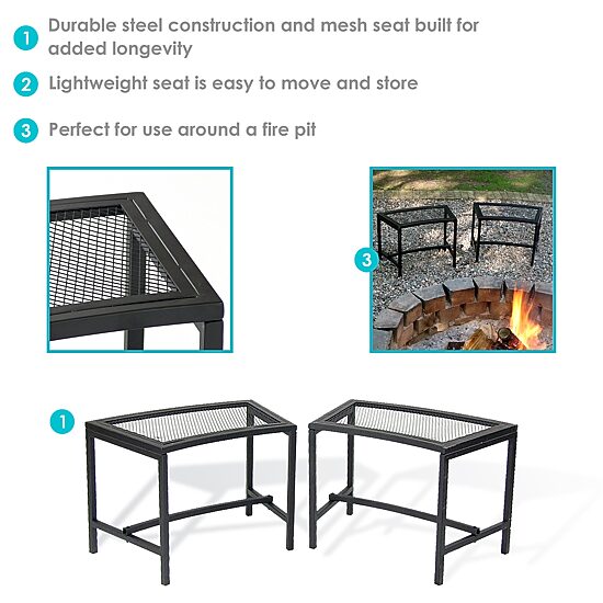 Sunnydaze Traditional 2-pc. Bench