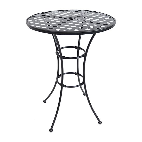 Weather Resistant Iron Side Table