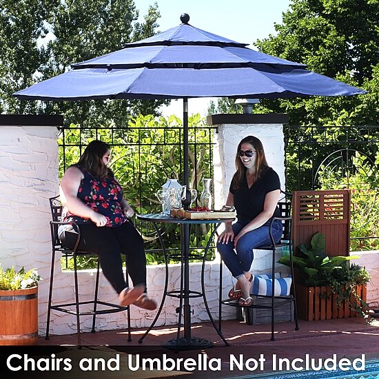 Weather Resistant Iron Side Table