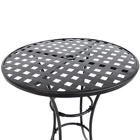 Weather Resistant Iron Side Table