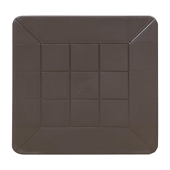 2pc Plastic Square Patio Side Table