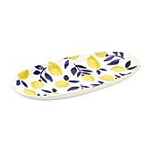 Tabletops Unlimited Lemons Oval Platter