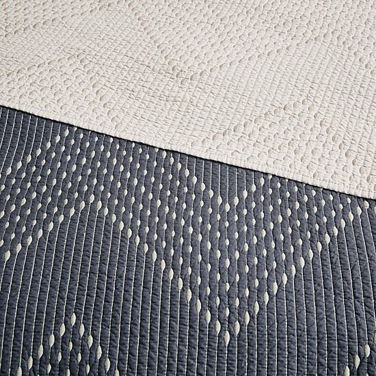 INK+IVY 3-pc. Embroidered Quilt Set
