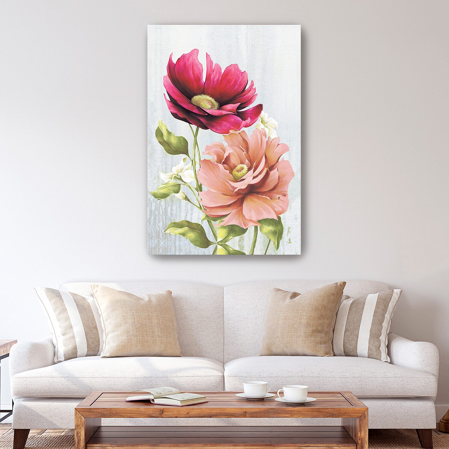 24''X36'' Pretty Peonies Canvas Art