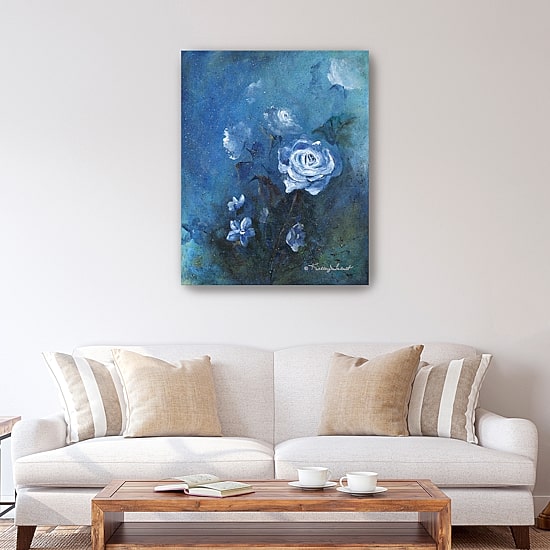 Lumaprints Moonlit Florals Canvas Art