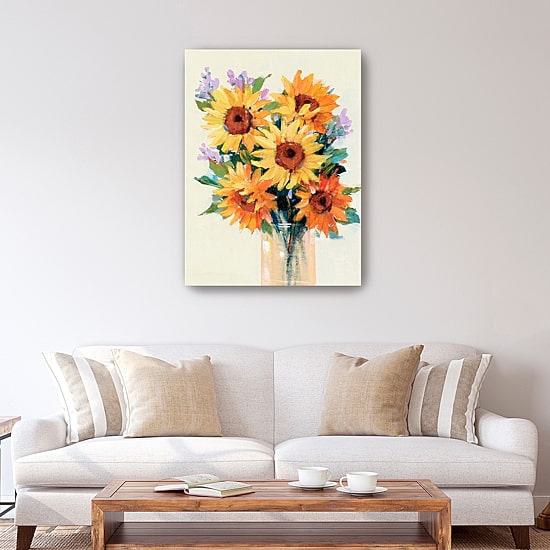 Fresh Cut Flowers II Canvas Art