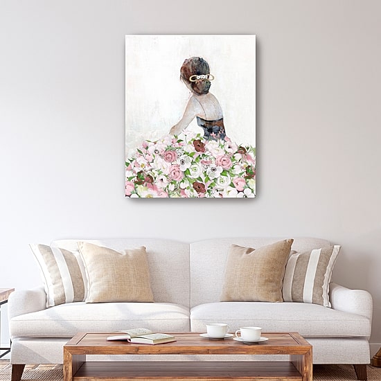 Floral Contemplation II Canvas Art