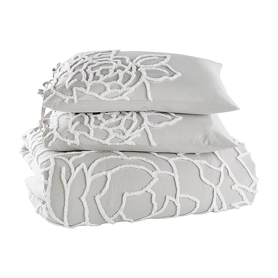 Peri Home Chenille Rose 3-pc. Midweight Comforter Set