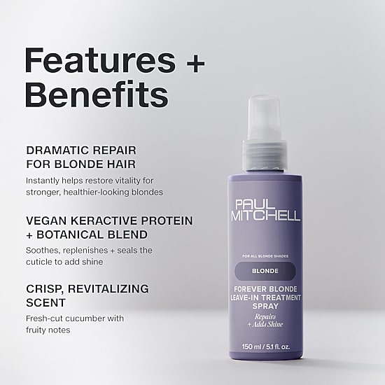 Paul Mitchell Forever Blonde Leave-In Treatment Spray Styling Product 5.1 oz.