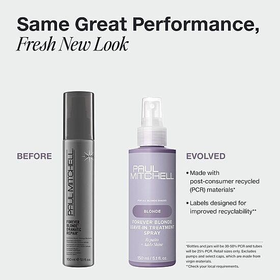 Paul Mitchell Forever Blonde Leave-In Treatment Spray Styling Product 5.1 oz.