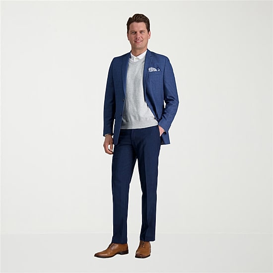 Haggar Premium Comfort Mens Straight Fit Dress Flat Front Pant