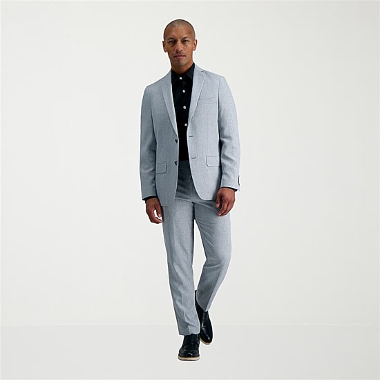 Haggar Smart Wash Mens Slim Fit Easy Care Long Sleeve Dress Shirt