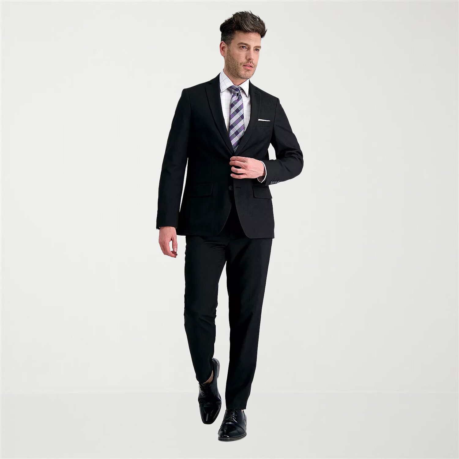 Haggar Smart Wash With Repreve Mens Stretch Fabric Slim Fit Suit Jacket