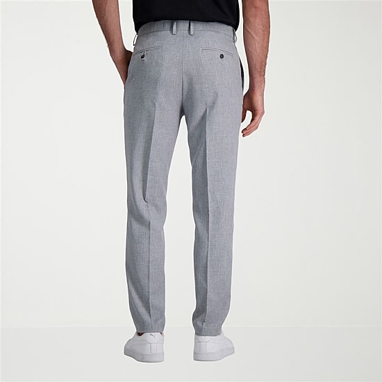 Haggar Smart Wash With Repreve Mens Stretch Fabric Slim Fit Flat Front Suit Pant