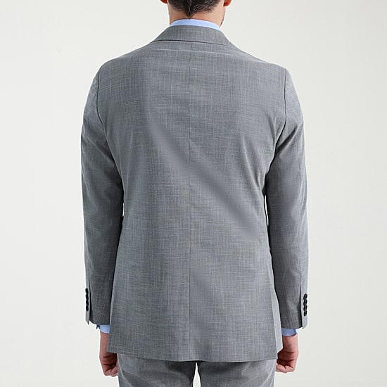 Haggar JMH 4 Way Stretch Houndstooth Mens Slim Fit Suit Jacket