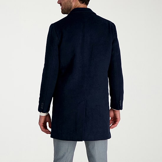 Haggar Premium Mens Lightweight Topcoat Coat